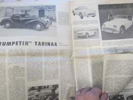 Vauhdin Maailma 1966 nr 1, sis. mm. seur. artikkelit / kuvat / mainokset; Monte Carlon rallin ja sen valokiista - eli miksi Timon ja Raunon ajo hylättiin,