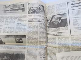 Vauhdin Maailma 1966 nr 1, sis. mm. seur. artikkelit / kuvat / mainokset; Monte Carlon rallin ja sen valokiista - eli miksi Timon ja Raunon ajo hylättiin,