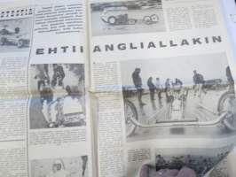 Vauhdin Maailma 1966 nr 6 -mm. Bruce McLaren Shapparal-Chervolet Ford 40 GT Shelby-Cobra Ferrari P 3 Porsche Carrera 6 Kaksivaihteisella komeimmat Kannut,