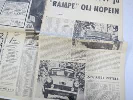 Vauhdin maailma 1965 nr 3, Jääsota Fiat Abarth / Leo Kinnunen, Pekka Keskitalo, Hankiralli, Ford voitti Daytonan, Porsche 904 &amp; 911, FK Mikroautot, Olle Bromark...