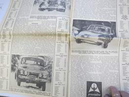 Vauhdin maailma 1965 nr 3, Jääsota Fiat Abarth / Leo Kinnunen, Pekka Keskitalo, Hankiralli, Ford voitti Daytonan, Porsche 904 &amp; 911, FK Mikroautot, Olle Bromark...