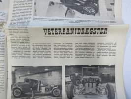 Vauhdin maailma 1965 nr 6, sis. mm. seur. artikkelit / kuvat / mainokset; Clark - Chapman - Ford - Indyn kolme suurta, Jouko Valli, Moottorirata Turkuun...