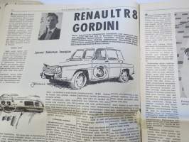 Vauhdin maailma 1965 nr 6, sis. mm. seur. artikkelit / kuvat / mainokset; Clark - Chapman - Ford - Indyn kolme suurta, Jouko Valli, Moottorirata Turkuun...