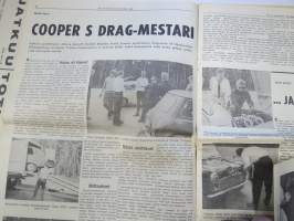 Vauhdin maailma 1965 nr 6, sis. mm. seur. artikkelit / kuvat / mainokset; Clark - Chapman - Ford - Indyn kolme suurta, Jouko Valli, Moottorirata Turkuun...