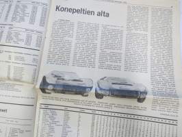 Vauhdin maailma 1965 nr 6, sis. mm. seur. artikkelit / kuvat / mainokset; Clark - Chapman - Ford - Indyn kolme suurta, Jouko Valli, Moottorirata Turkuun...