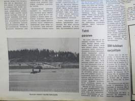 Vauhdin maailma 1965 nr 6, sis. mm. seur. artikkelit / kuvat / mainokset; Clark - Chapman - Ford - Indyn kolme suurta, Jouko Valli, Moottorirata Turkuun...