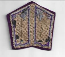 Pioneeri -  reservin vänrikki  pari   - kauluslaatta kauluslaatat arvomerkit ennen Jatkosotaa