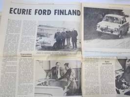 Vauhdin maailma 1965 nr 7, sis. mm. seur. artikkelit / kuvat / mainokset; Hullun hommaa - Timo Mäkinen &amp; Pekka Keskitalo, Coupe des Alpes, Alppiralli, Jim Clark,