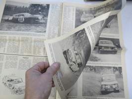 Vauhdin maailma 1965 nr 7, sis. mm. seur. artikkelit / kuvat / mainokset; Hullun hommaa - Timo Mäkinen &amp; Pekka Keskitalo, Coupe des Alpes, Alppiralli, Jim Clark,