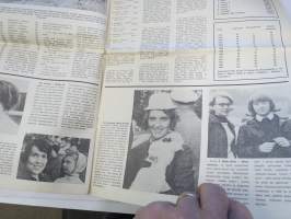 Vauhdin maailma 1965 nr 7, sis. mm. seur. artikkelit / kuvat / mainokset; Hullun hommaa - Timo Mäkinen &amp; Pekka Keskitalo, Coupe des Alpes, Alppiralli, Jim Clark,