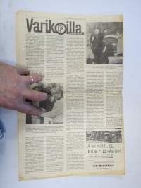 Vauhdin maailma 1965 nr 7, sis. mm. seur. artikkelit / kuvat / mainokset; Hullun hommaa - Timo Mäkinen &amp; Pekka Keskitalo, Coupe des Alpes, Alppiralli, Jim Clark,