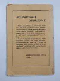 Muistorunoja nuorisolle 1