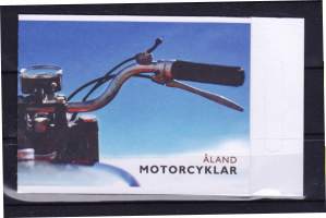 Filatelia - Ahvenanmaa -Motorcycklar ** postituore vihko ÅV29. Postitusarvo Ahvenanmaalta (världen) on 4,40€ x 8= 35,20€!!