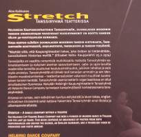 Stretch - Tanssiryhmä teatterissa.  (Helsingin kaupunginteatteri, tanssi, teatteri )