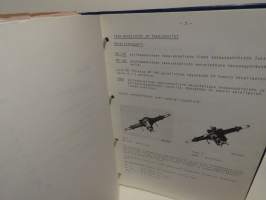 Kansiollinen Ford Transcontinental huoltotiedotteita ja huolto-ohjeita