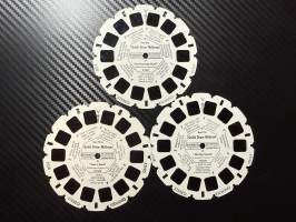 View-Master – Quick Draw McGraw – Chattanooga Chief / Not My Brand / Fool’s Gold – B5341 / B5342 / B5343 -sarja – reel / kuvakiekko