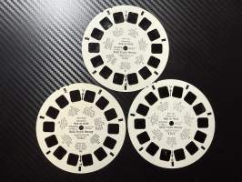 View-Master – America’s Man in Space – B6571 / B6572 / B6573 -sarja – reel / kuvakiekko