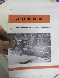 Jukka metsäkoneet traktoreihin / Keuruun Konepaja -myyntiesite
