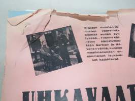 Uhkavaatimus - Dita Parlo, Erich von Stroheim, 1942 -elokuvajuliste