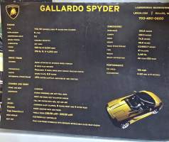 Lamborghini gallaro spyder myyntiesite usa.