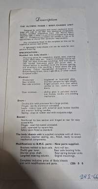 Olympic phase II myyntiesite englanti