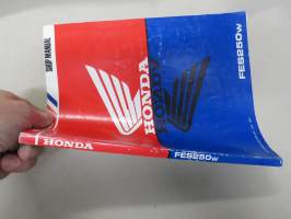 Honda FES250W Shop Manual -korjaamokirja englanniksi