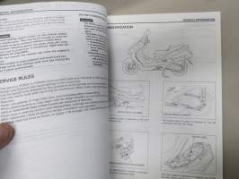 Honda FES250W Shop Manual -korjaamokirja englanniksi