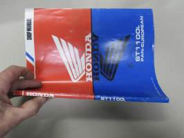 Honda ST1 100L Pan-European Shop Manual -korjaamokirja englanniksi