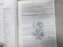 Honda XL 125 / CT 125 Shop Manual -korjaamokirja englanniksi