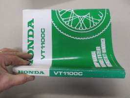 Honda VT 1100C Shop Manual -korjaamokirja englanniksi