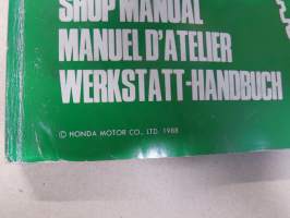 Honda VT 1100C Shop Manual -korjaamokirja englanniksi