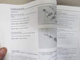 Honda VT 1100C Shop Manual -korjaamokirja englanniksi