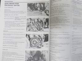 Honda VT 1100C Shop Manual -korjaamokirja englanniksi