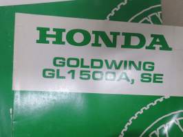 Honda Goldwing GL 1500, SE -M,N,W Shop Manual Appendix 3 separate books -korjaamokirjojen lisäosia 3 kpl englanniksi