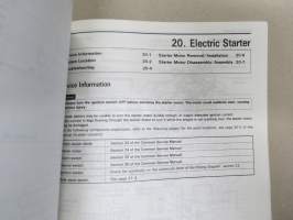 Honda ST1 100LN Pan-European Shop Manual -korjaamokirja englanniksi