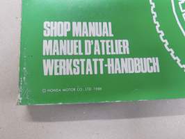 Honda NX250 Shop Manual -korjaamokirja englanniksi