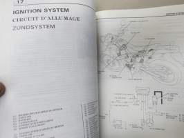 Honda NX250 Shop Manual -korjaamokirja englanniksi