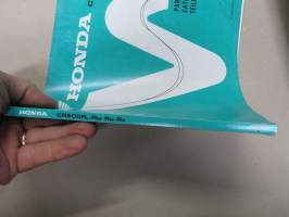 Honda CR500Rl - Rm - Rn - Rp -Parts Catalogue -varaosaluettelo