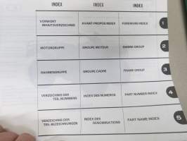 Honda TRX300t (Fourtrax 300), TRX300FWt (Fourtrax 300 4x 4) Parts Catalogue -varaosaluettelo