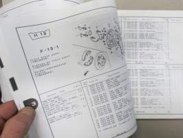 Honda TRX300t (Fourtrax 300), TRX300FWt (Fourtrax 300 4x 4) Parts Catalogue -varaosaluettelo