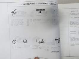 Honda XL250K3 Parts Catalogue -varaosaluettelo