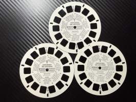 View-Master – Exploring the Universe (Astronomy) – B6871 / B6872 / B6873 – reel / kuvakiekko