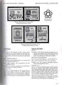 Suomen ja Ahvenanmaan leimamerkit ja leimapaperit. Erikoisluettelo 1998