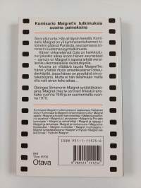 Maigret syrjästäkatsojana : Komisario Maigret'n tutkimuksia