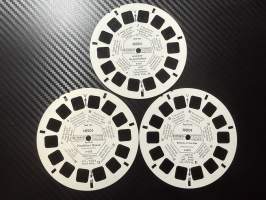 View-Master – Heidi and her Grandfather / Heidi in the Frankfurt House / Heidi Returns to the Alps – B4251 / B4252 / B4253 – reel / kuvakiekko