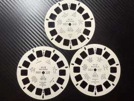View-Master – Wisconsin (U.S.A.) – WISC-1 / WISC-2 / WISC-3 – reel / kuvakiekko
