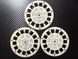 View-Master – Captain Kangaroo: The Bunny Rabbit Hunt / Bunny Rabbit Paints a Picture / The Pie Machine – 755-A / 755-B / 755-C – reel / kuvakiekko