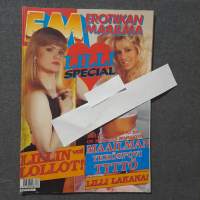 EM Erotiikan maailma LILLI SPECIAL  Lilli kalenteri avattu takasivun Lilli kortit tallessa