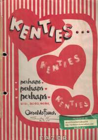 Kenties... kenties kenties = Perhaps perhaps perhaps = Sisi, so so, sasa