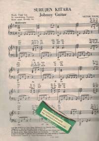 Surujen kitara - Johnny guitar -nuotit